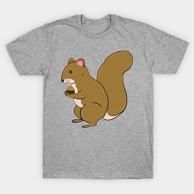 Crack a nut and feed a squirrel T-Shirt by FamiLane